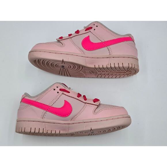 Nike SB Dunk Low GS DH9756-061 Pink Foam and Hyper Pink Youth Skate Shoes Sz1.5Y - Picture 6 of 8